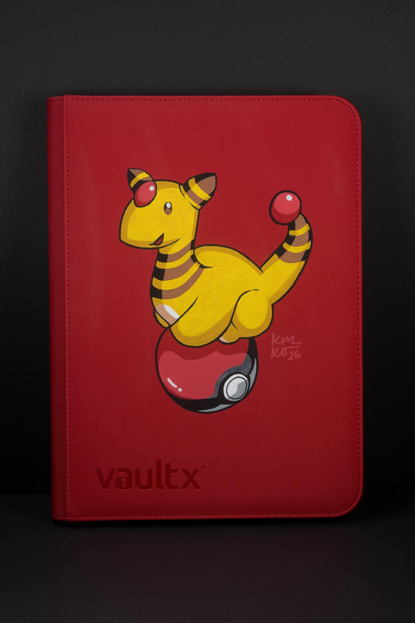 Ampharos Hand-Painted Vault X (9 pocket, side loading)